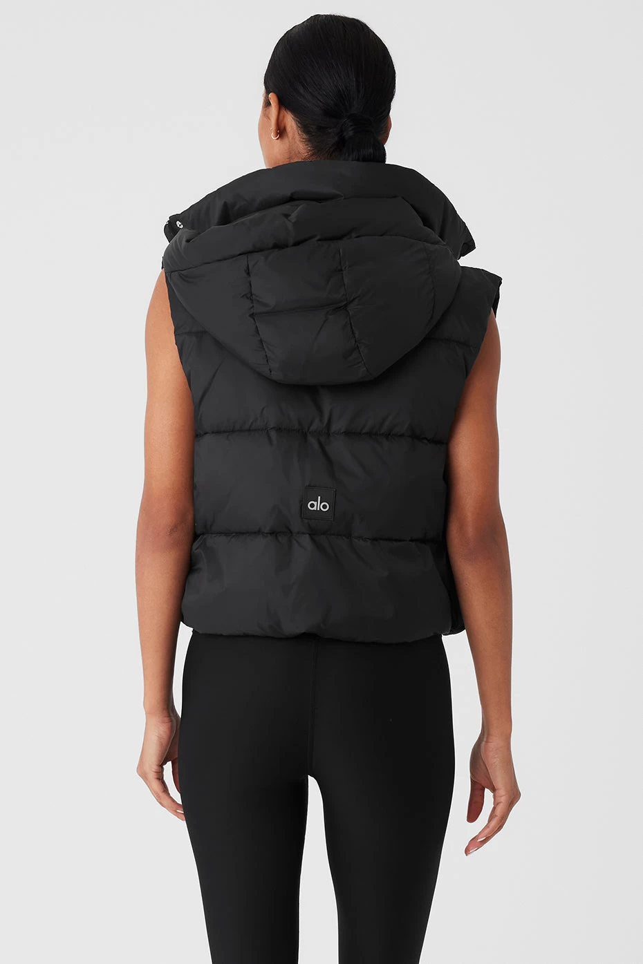 Gold Rush Puffer Vest - Black - Image 3