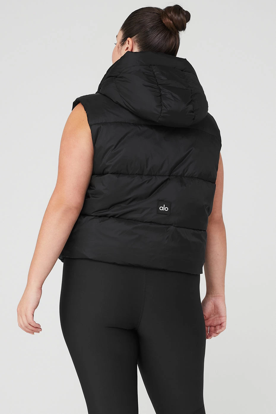 Gold Rush Puffer Vest - Black - Image 7