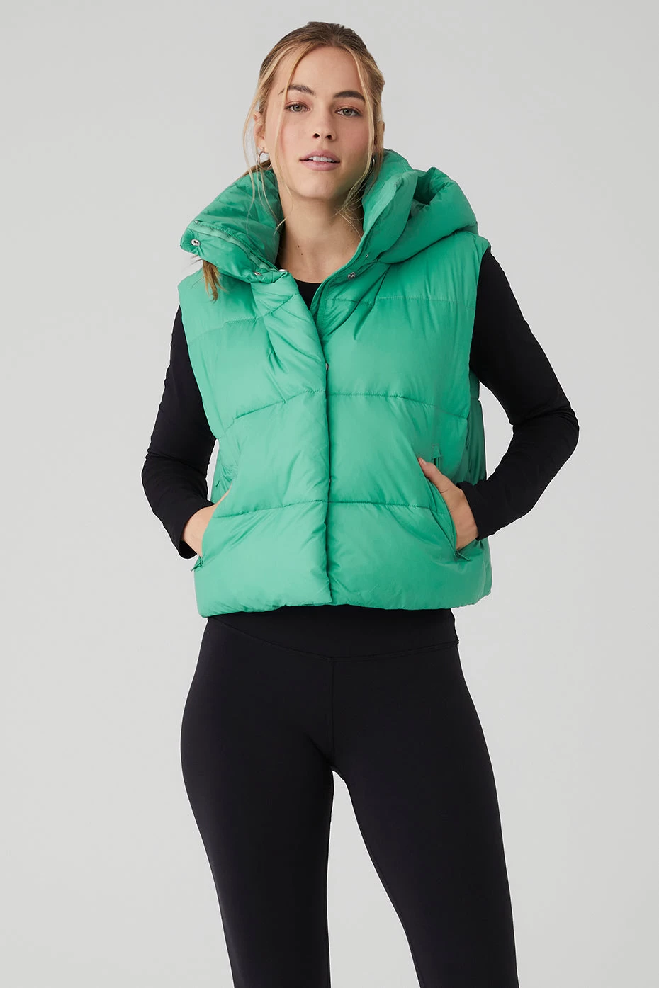 Gold Rush Puffer Vest - Lettuce
