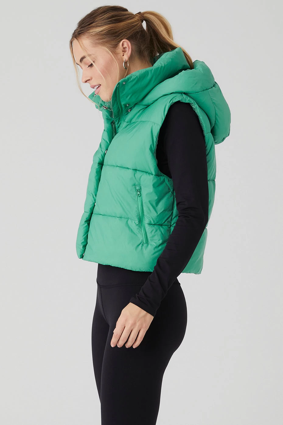 Gold Rush Puffer Vest - Lettuce - Image 3