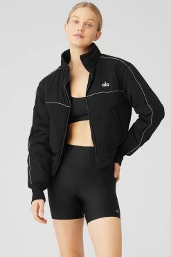 Drop Top Jacket - Black