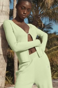 Knit Salana Cardigan - Iced Green Tea