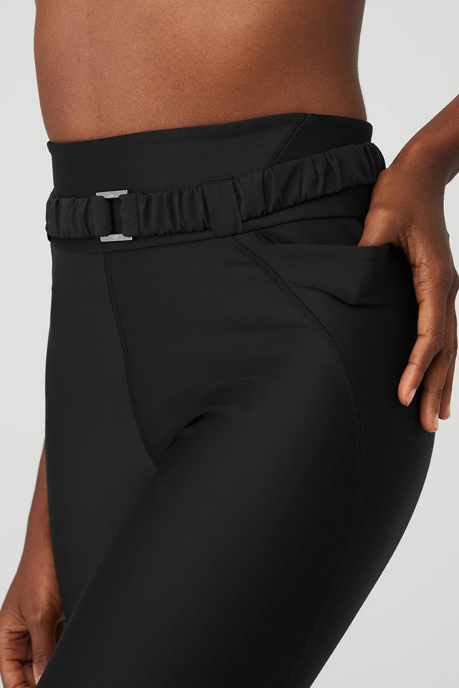 Airlift High-Waist 7/8 Charmer Legging - Black - Image 5