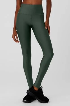 High-Waist Airlift Legging - Dark Cactus