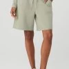 High-Waist Easy Sweat Short - Limestone