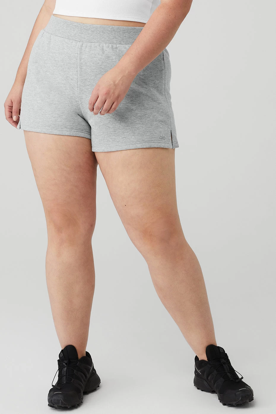 High-Waist Headliner Short - Athletic Heather Grey - Image 5