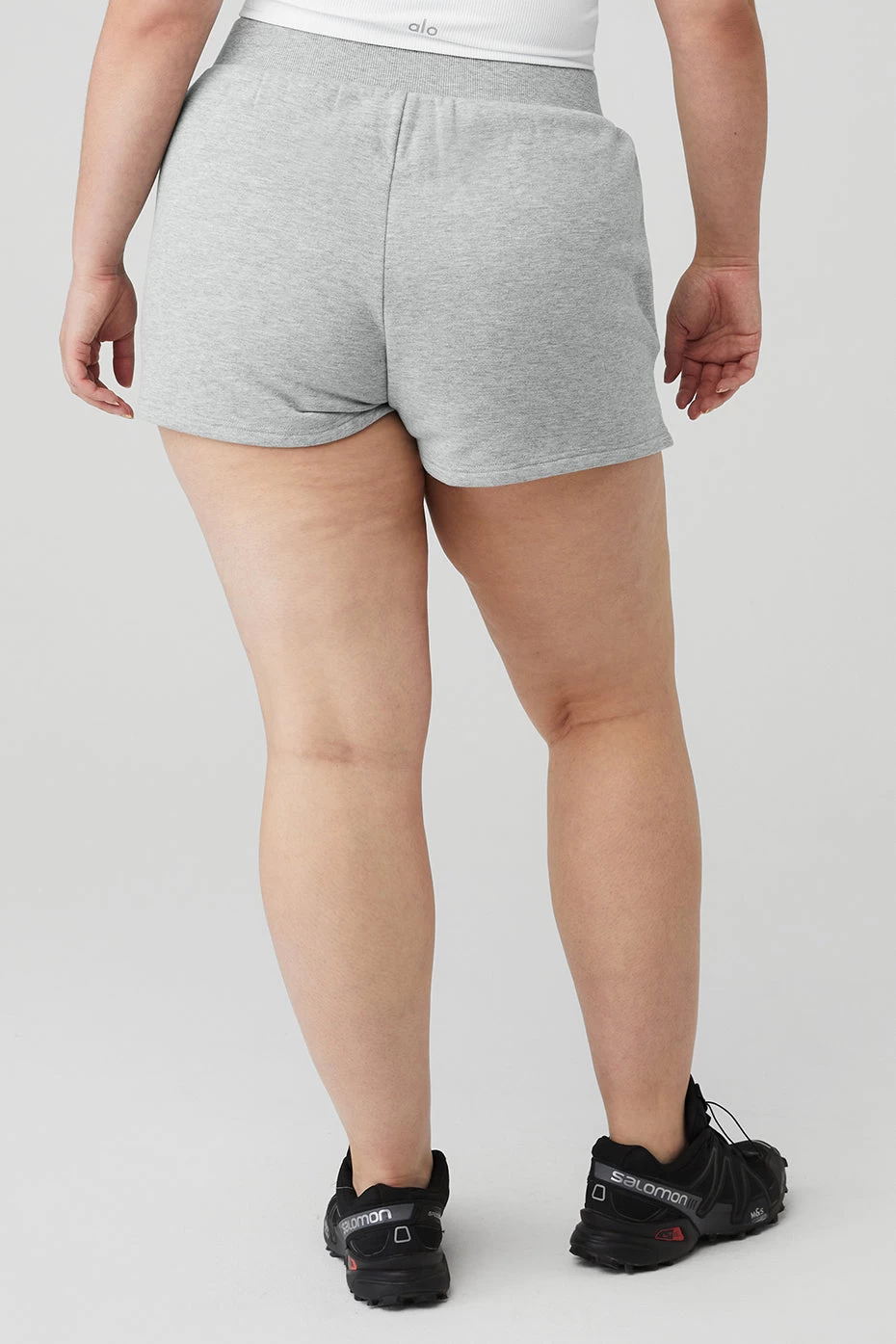 High-Waist Headliner Short - Athletic Heather Grey - Image 6