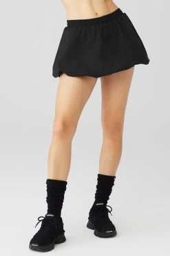 Bubble Tennis Skirt - Black