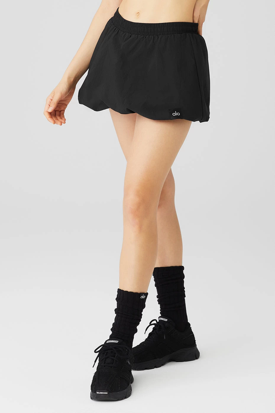 Bubble Tennis Skirt - Black - Image 3