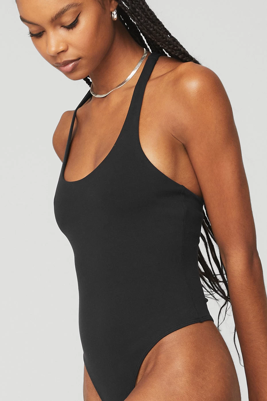 Sleek Back Bodysuit - Black - Image 5
