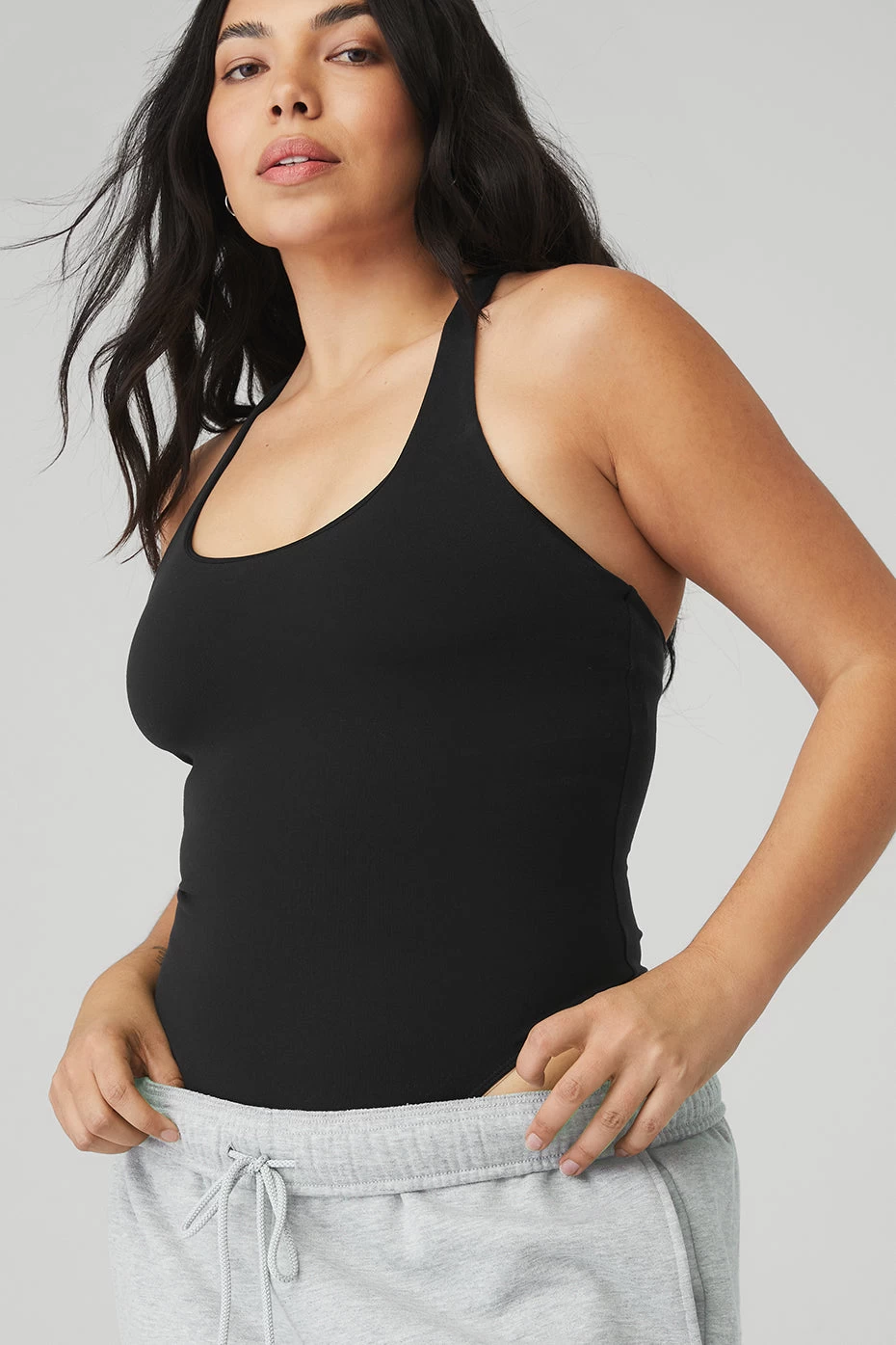 Sleek Back Bodysuit - Black - Image 10