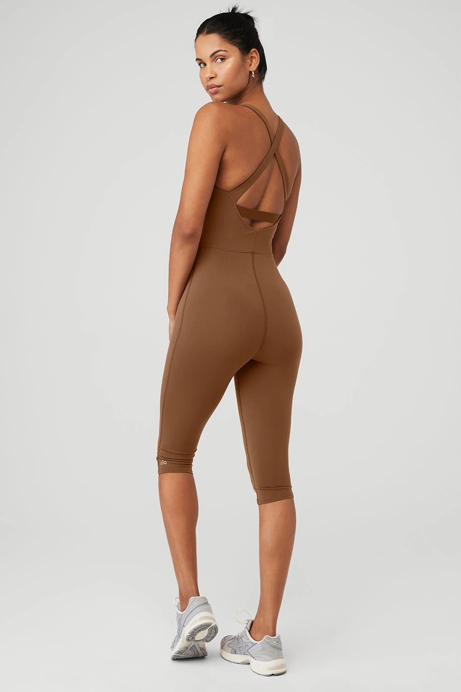 Airbrush Physique Onesie - Cinnamon Brown - Image 2