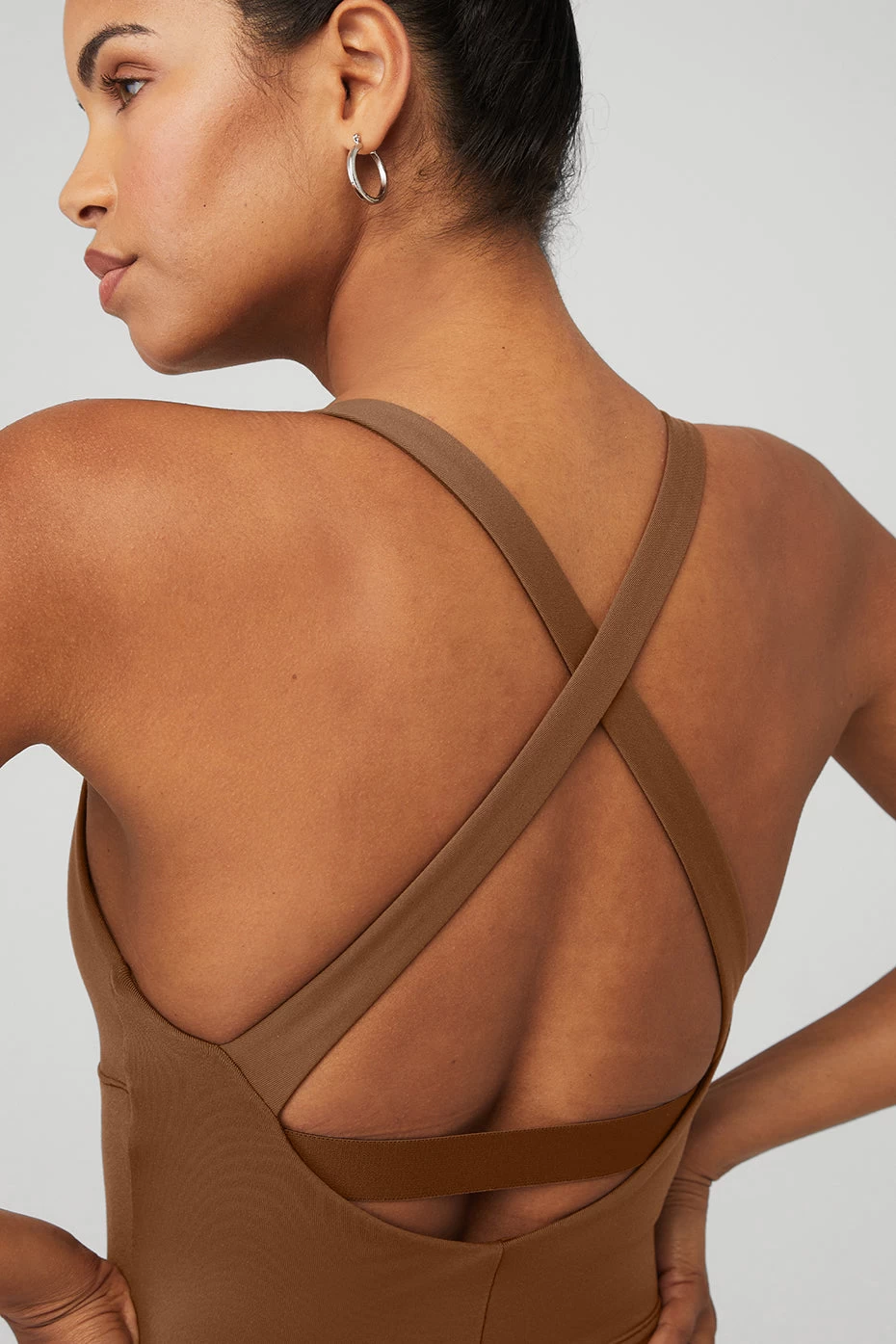 Airbrush Physique Onesie - Cinnamon Brown - Image 4