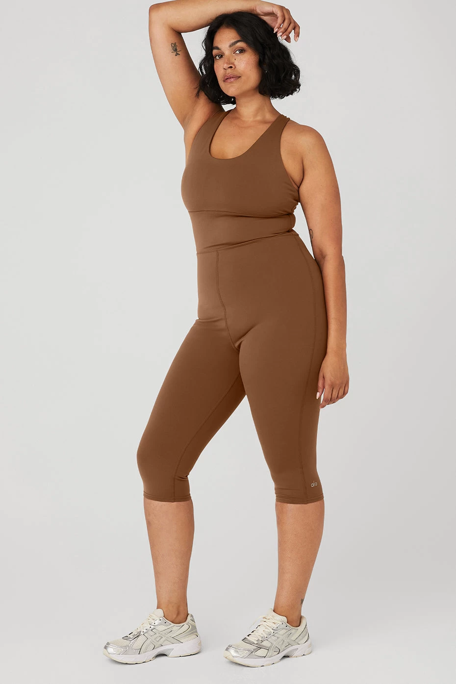 Airbrush Physique Onesie - Cinnamon Brown - Image 7