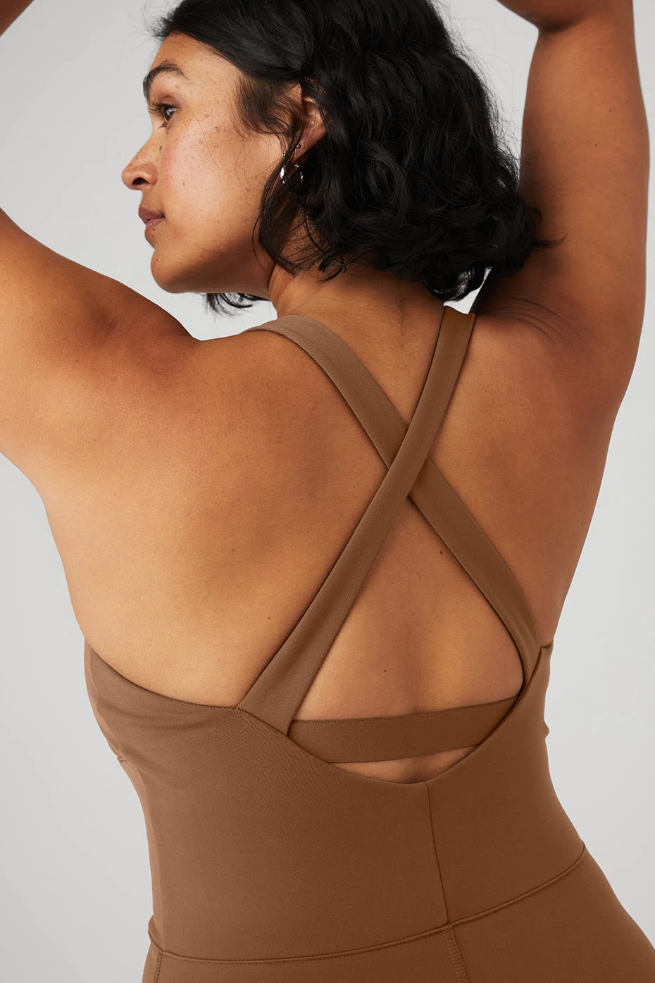 Airbrush Physique Onesie - Cinnamon Brown - Image 8