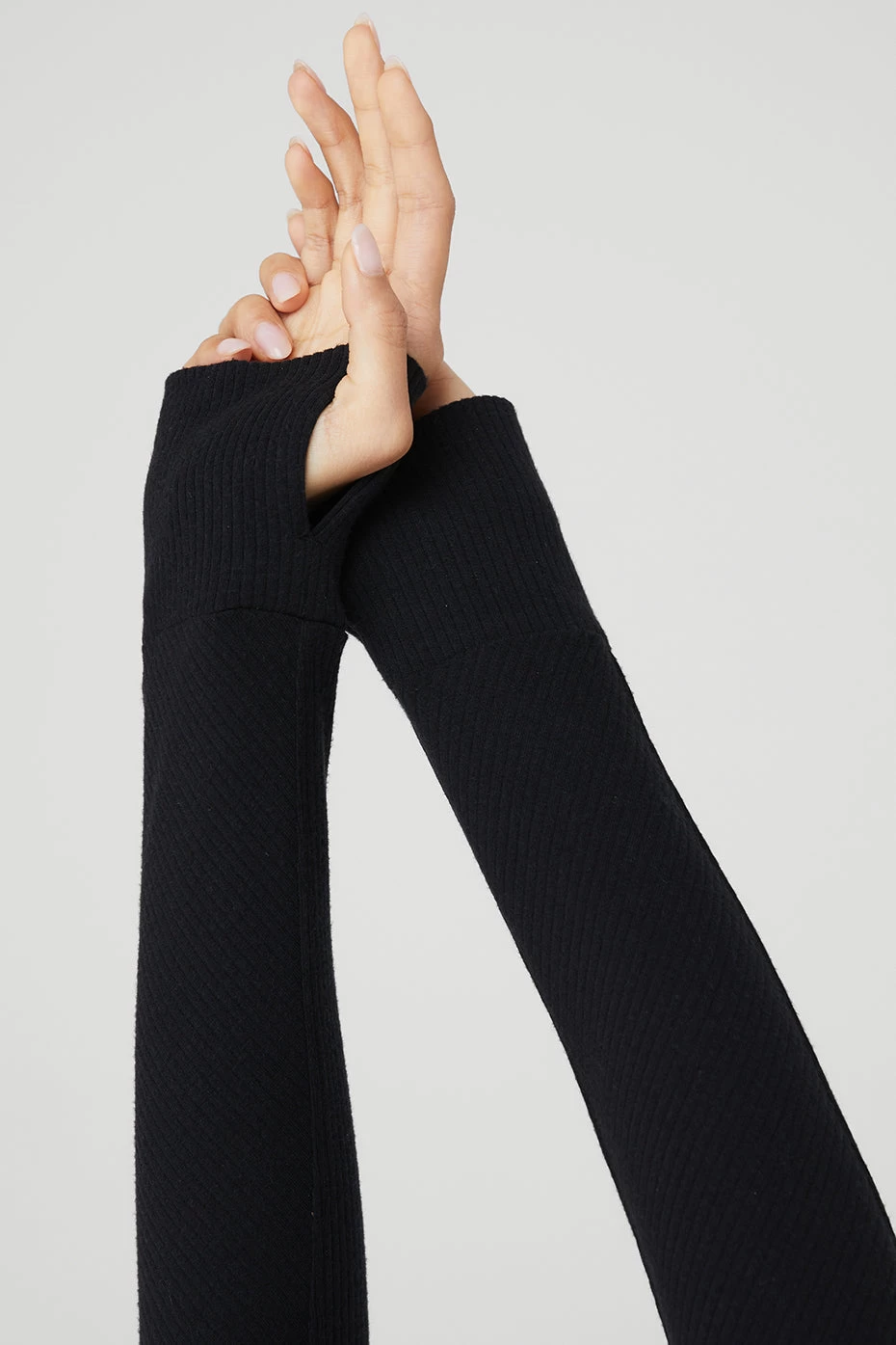 Rise-Up Long Sleeve Bodysuit - Black - Image 6