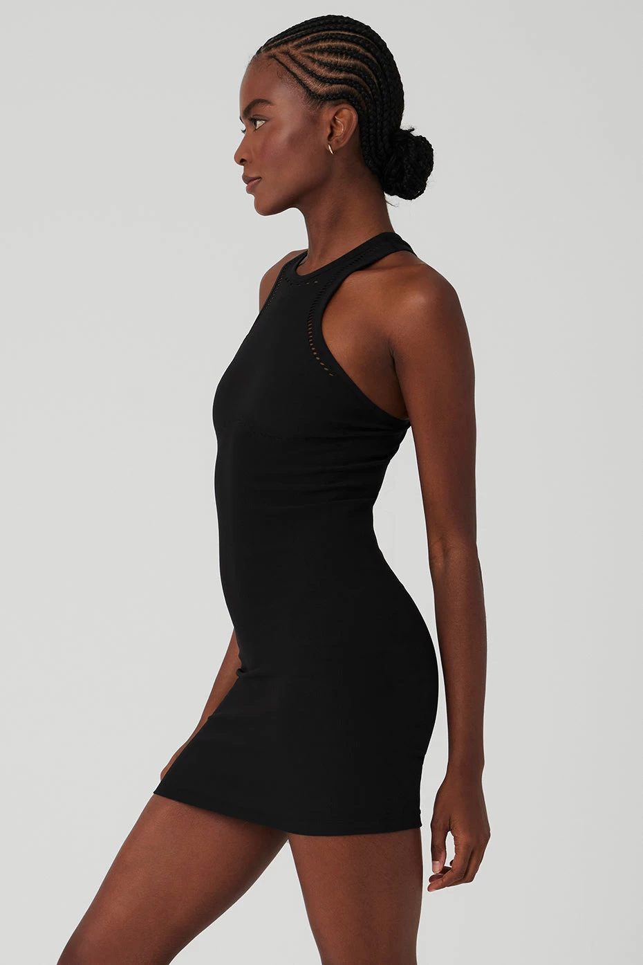 Seamless Open Air Racerback Dress - Black - Image 4
