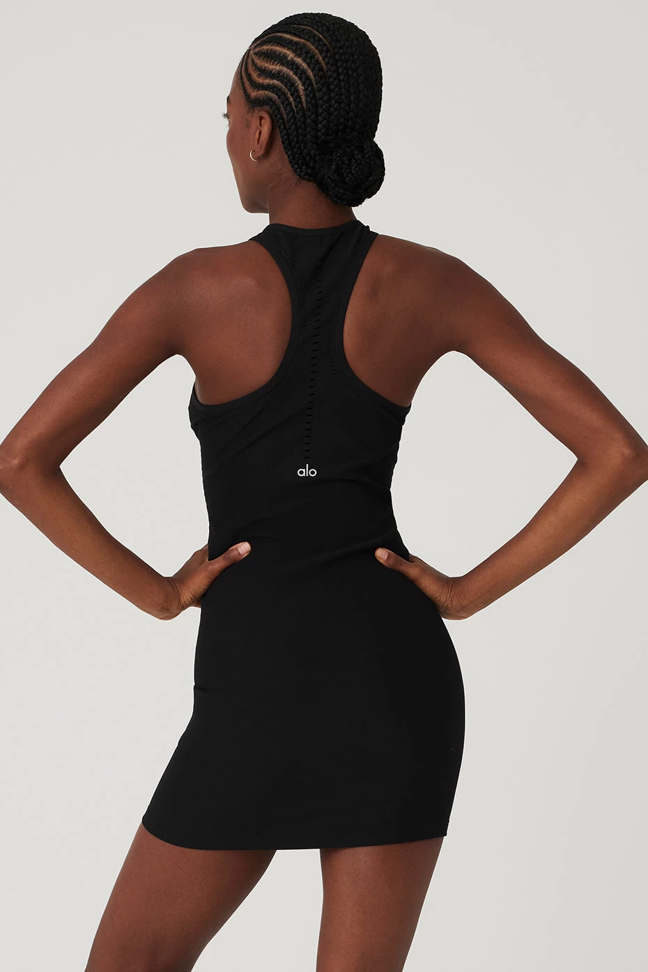 Seamless Open Air Racerback Dress - Black - Image 3