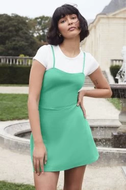 Alosoft Courtside Tennis Dress - Lettuce