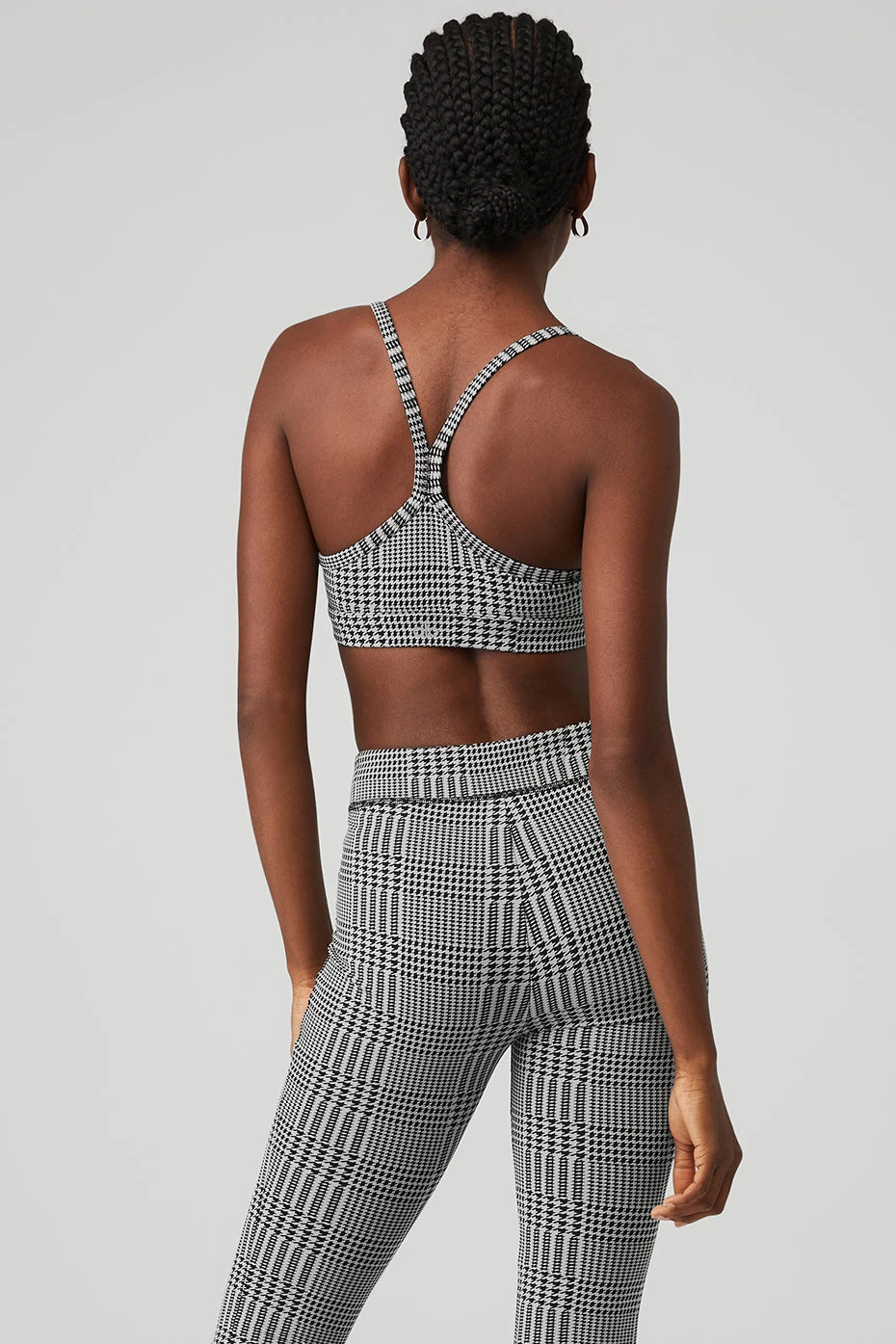 Jacquard Glenplaid Gratitude Bra - Titanium/Black - Image 2