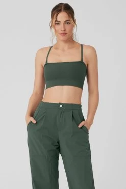 Seamless Open Air Bandeau Bra - Dark Cactus