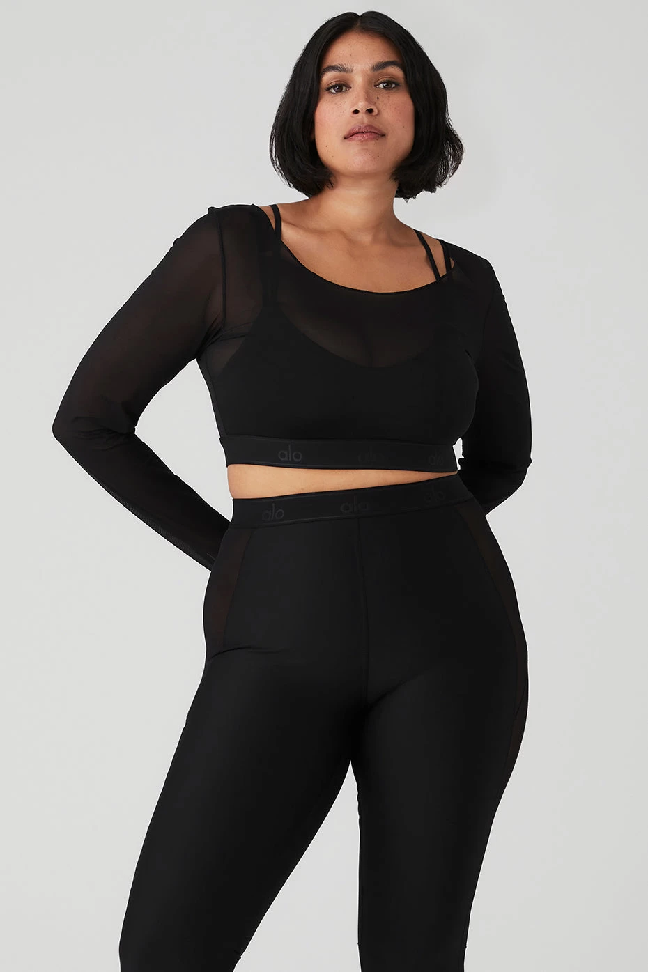 Airlift Long Sleeve Ballet Dream Bra - Black - Image 6