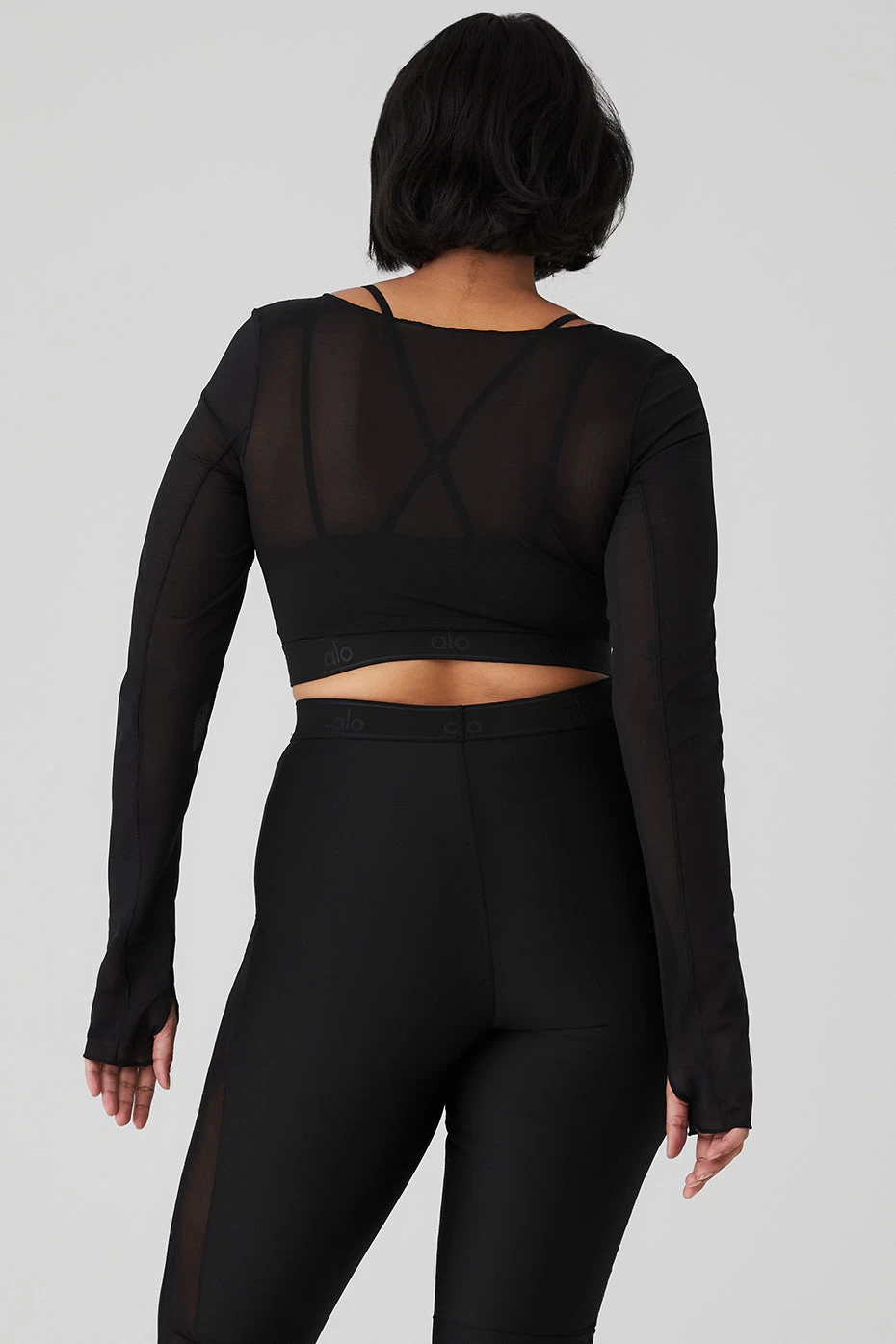 Airlift Long Sleeve Ballet Dream Bra - Black - Image 7