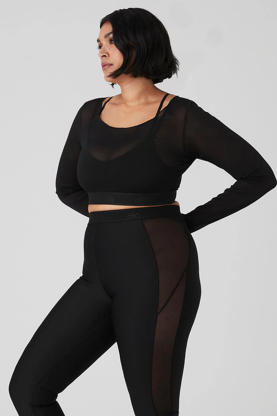 Airlift Long Sleeve Ballet Dream Bra - Black - Image 8