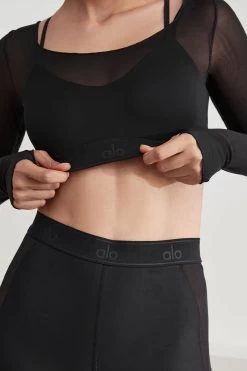 Airlift Long Sleeve Ballet Dream Bra - Black