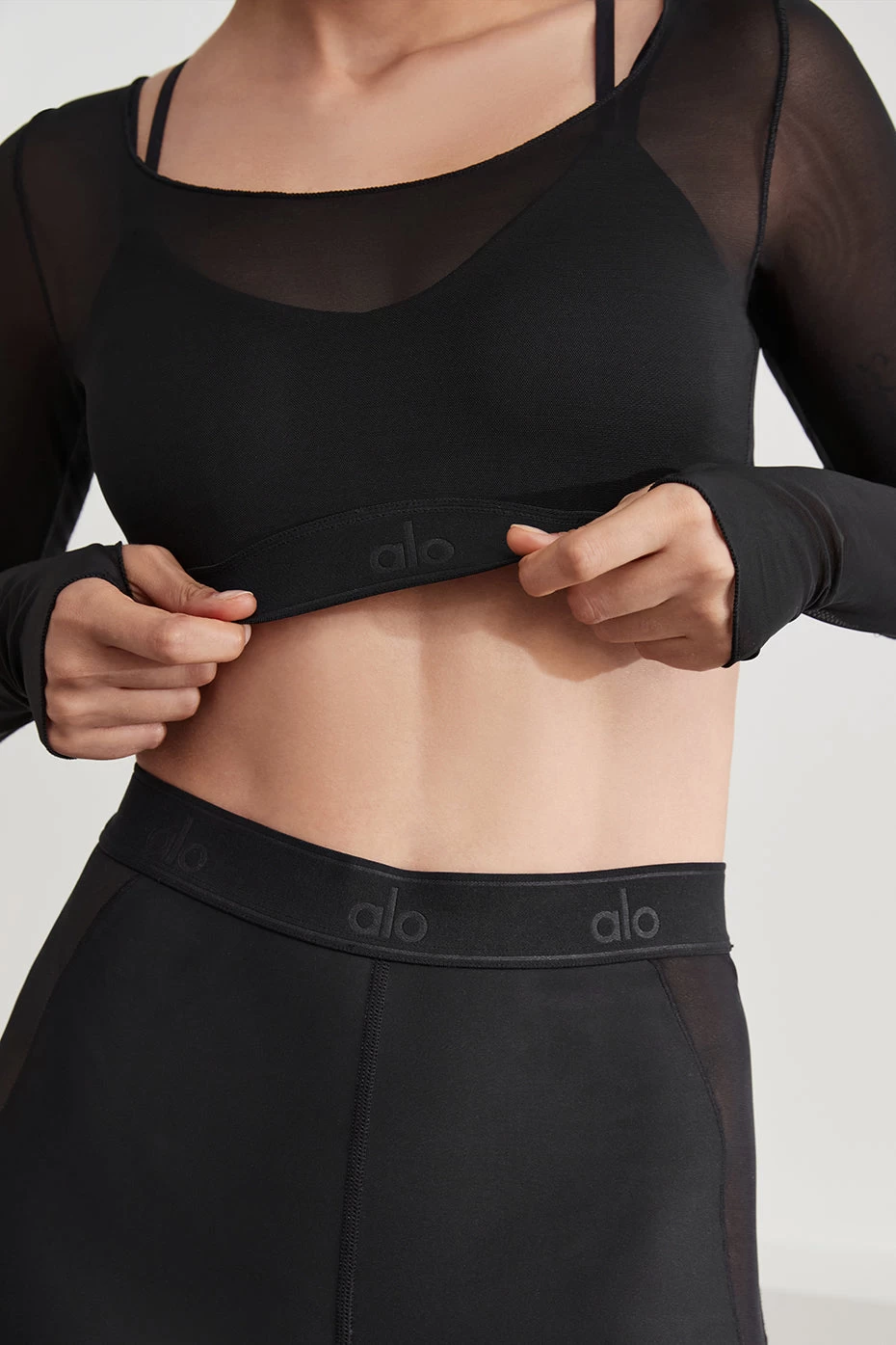 Airlift Long Sleeve Ballet Dream Bra - Black